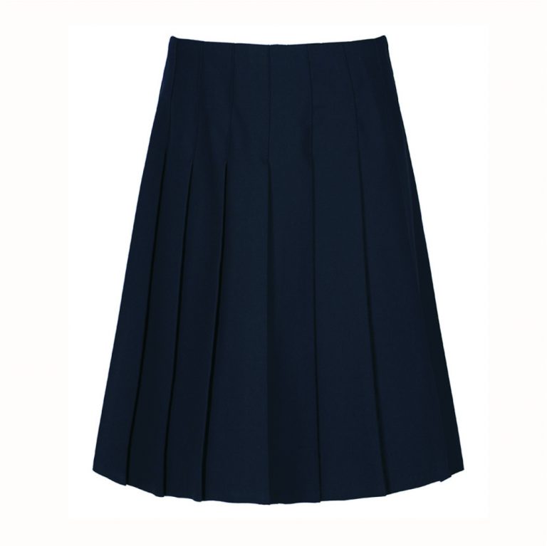 Trutex Girls Stitch Down Pleat Skirt Navy – Crested School Wear