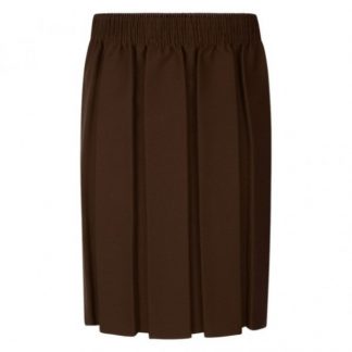 Box Pleat Skirt Brown – Crested School Wear