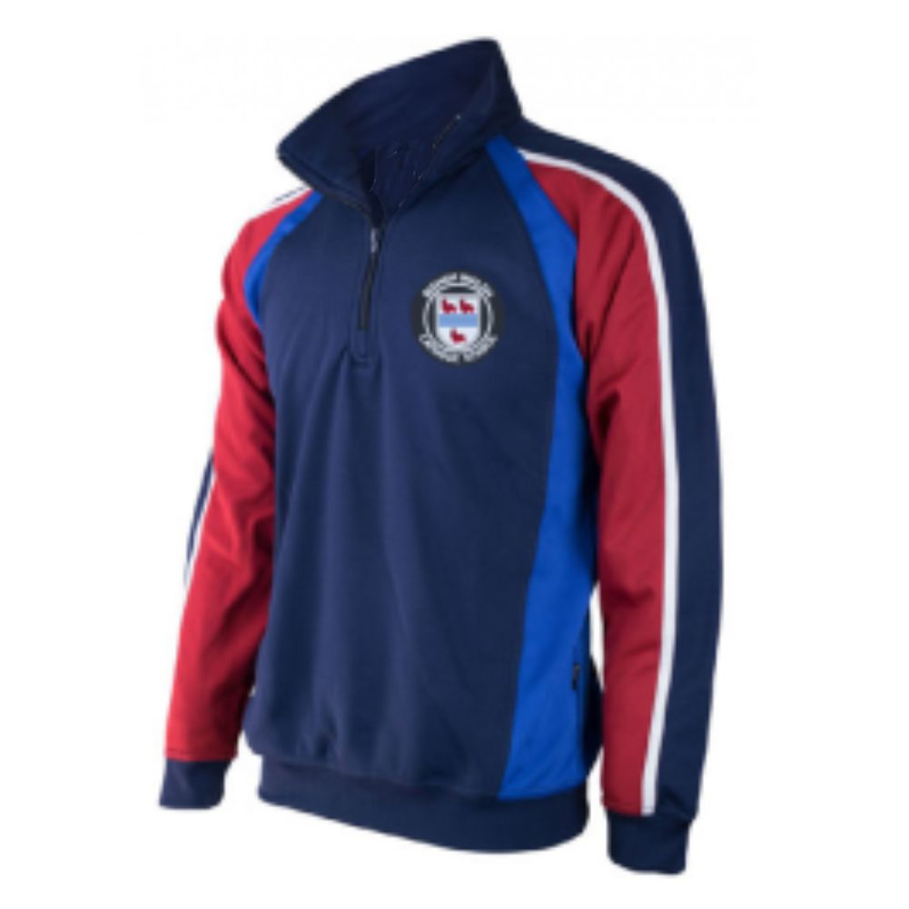 Bishops Walsh P.E. 1/4 Zip Sweatshirt – Crested School Wear