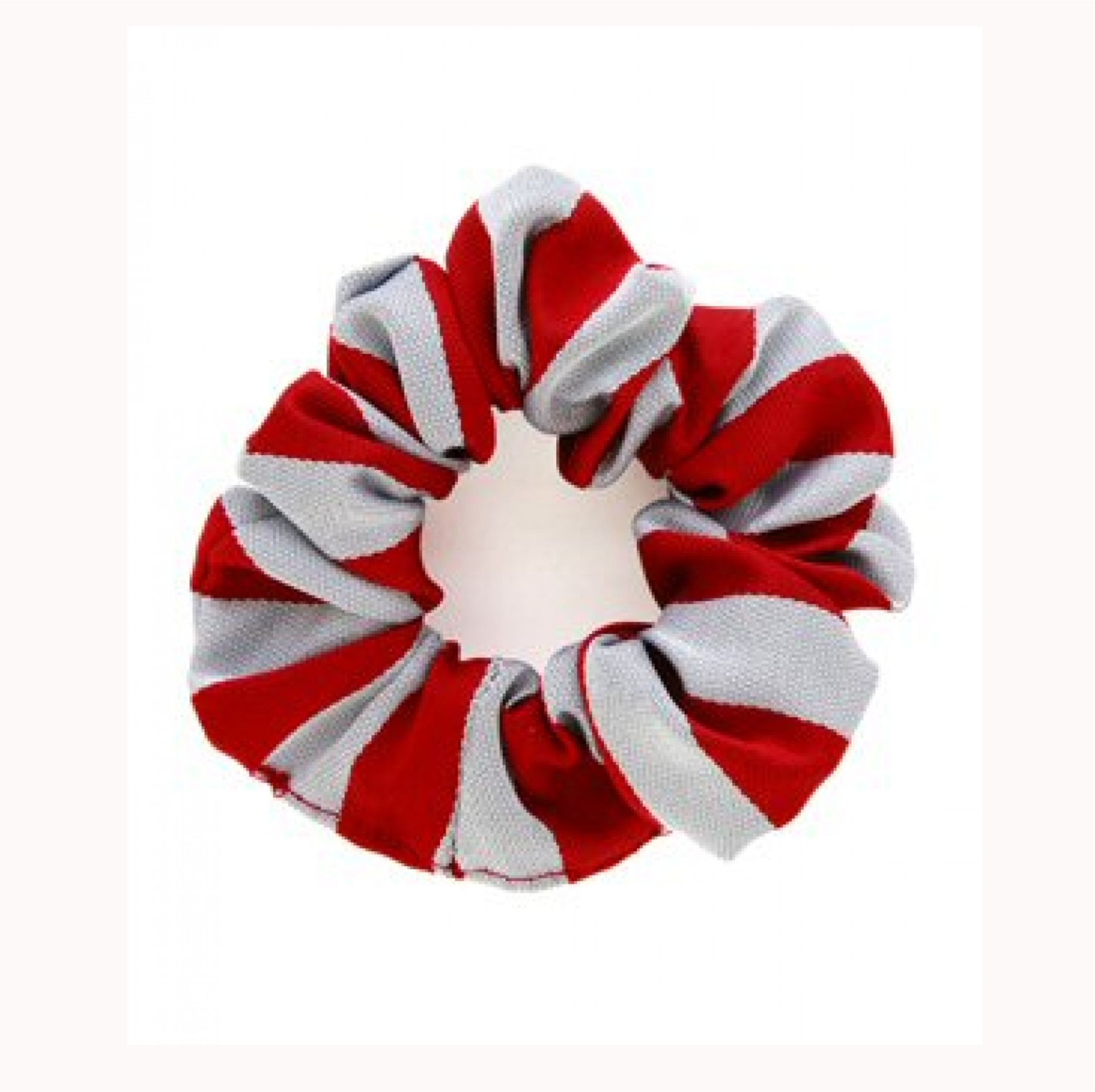 Red/White Broad Stripe Scrunchie – Crested School Wear