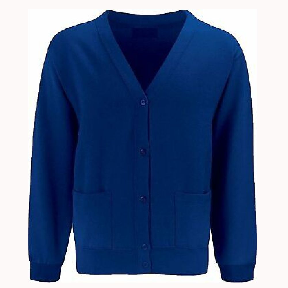 Plain Royal Cardigan – Crested School Wear