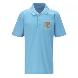 Straits Primary Sky Polo – Crested School Wear